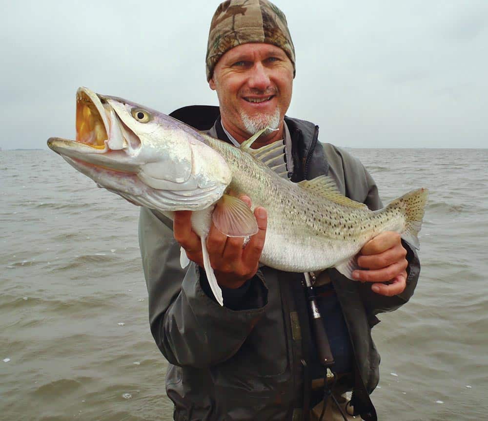 Nice speckled trout