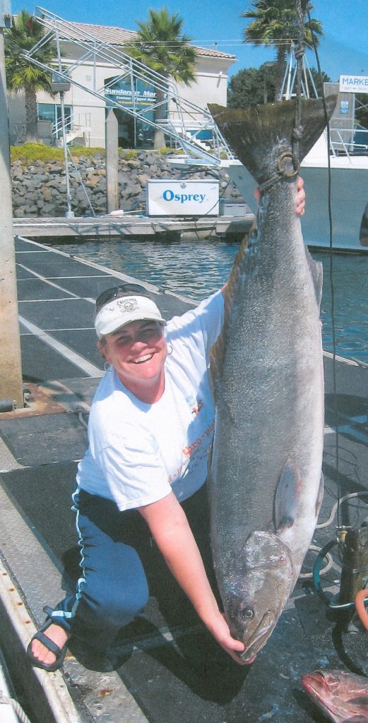 64-POUND WHITE SEABASS, 50-POUND LINE CLASS