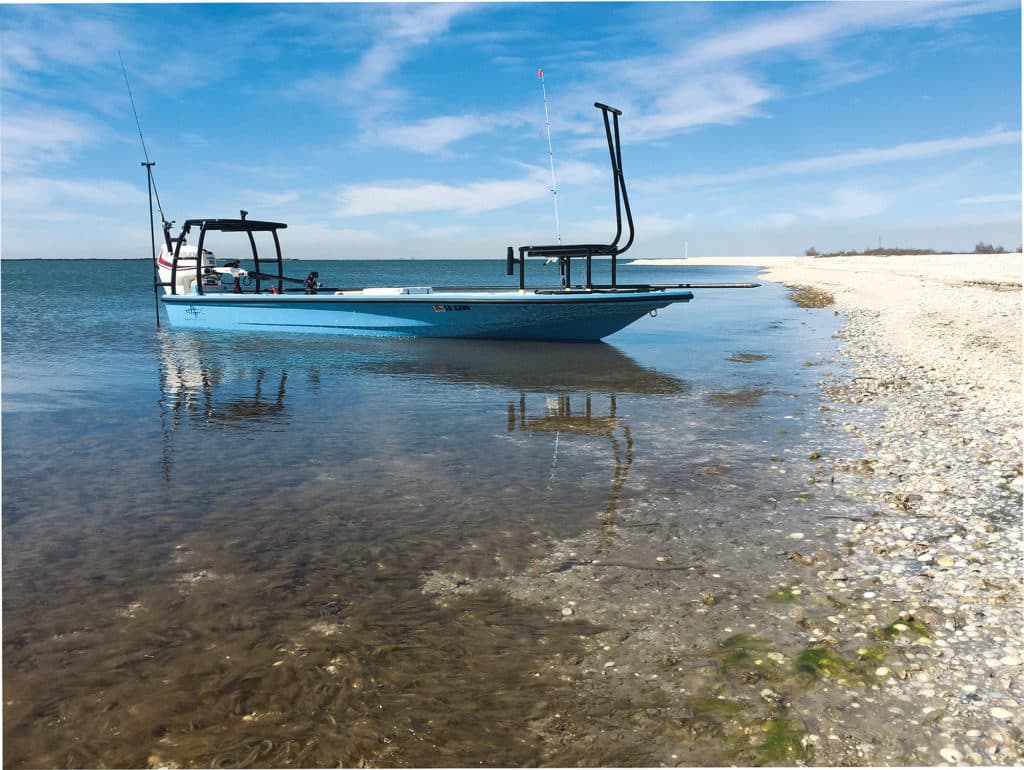 Beaver Tail 16 BT Micro microskiff fishing boat