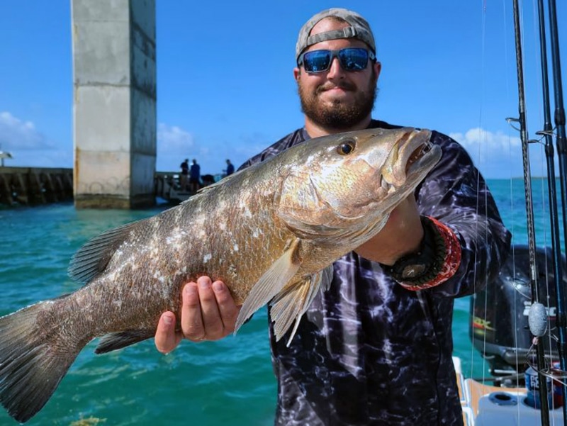 Cubera snapper bridge fishing