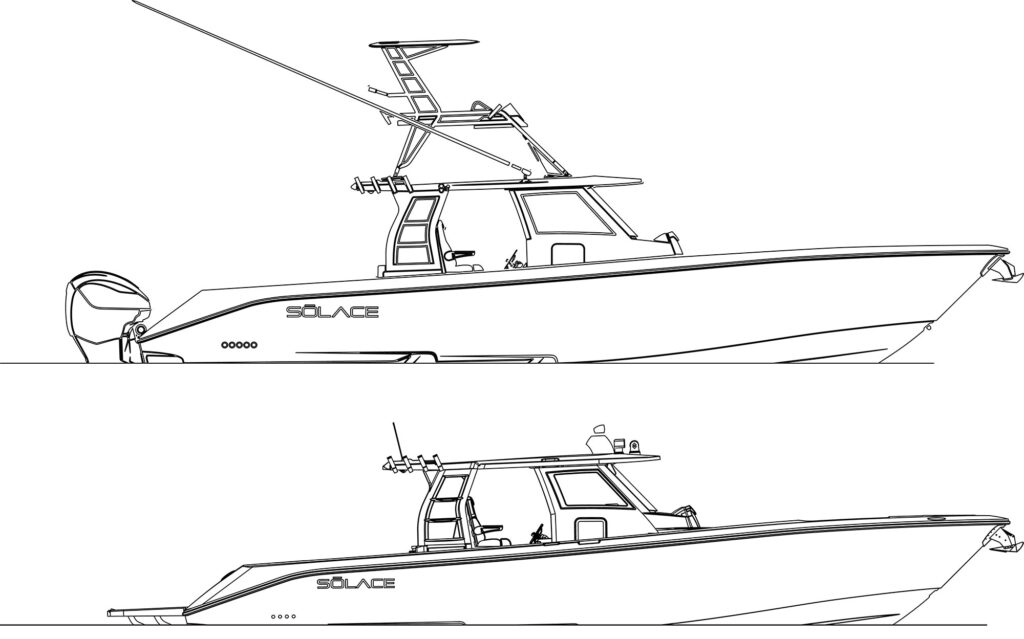 Solace illustrations of boats