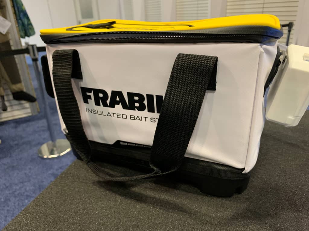 Frabill Universal Bait Station won for best cooler