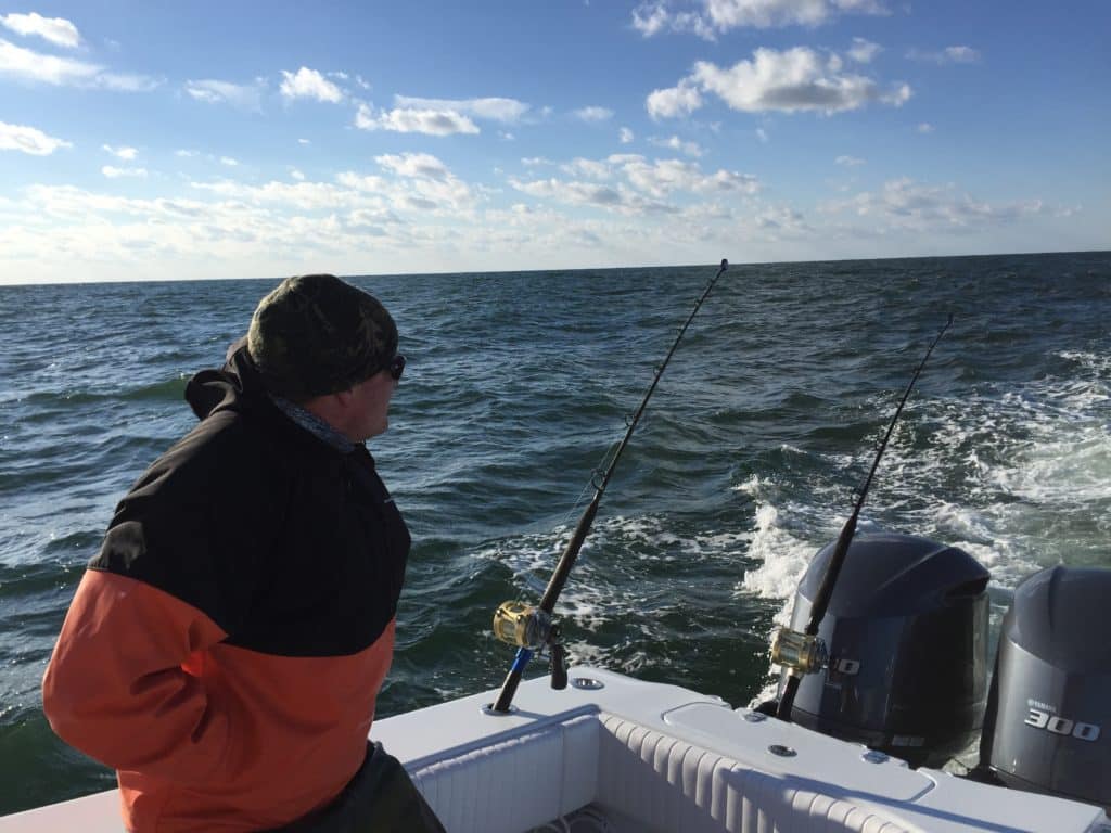 Wahoo fishing out of Venice, Lousiiana - trolling for a strike