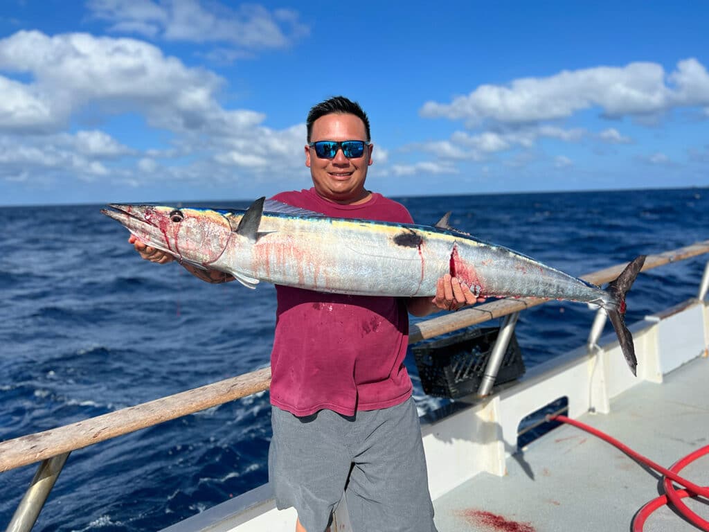 wahoo caught on long range boat Southern California