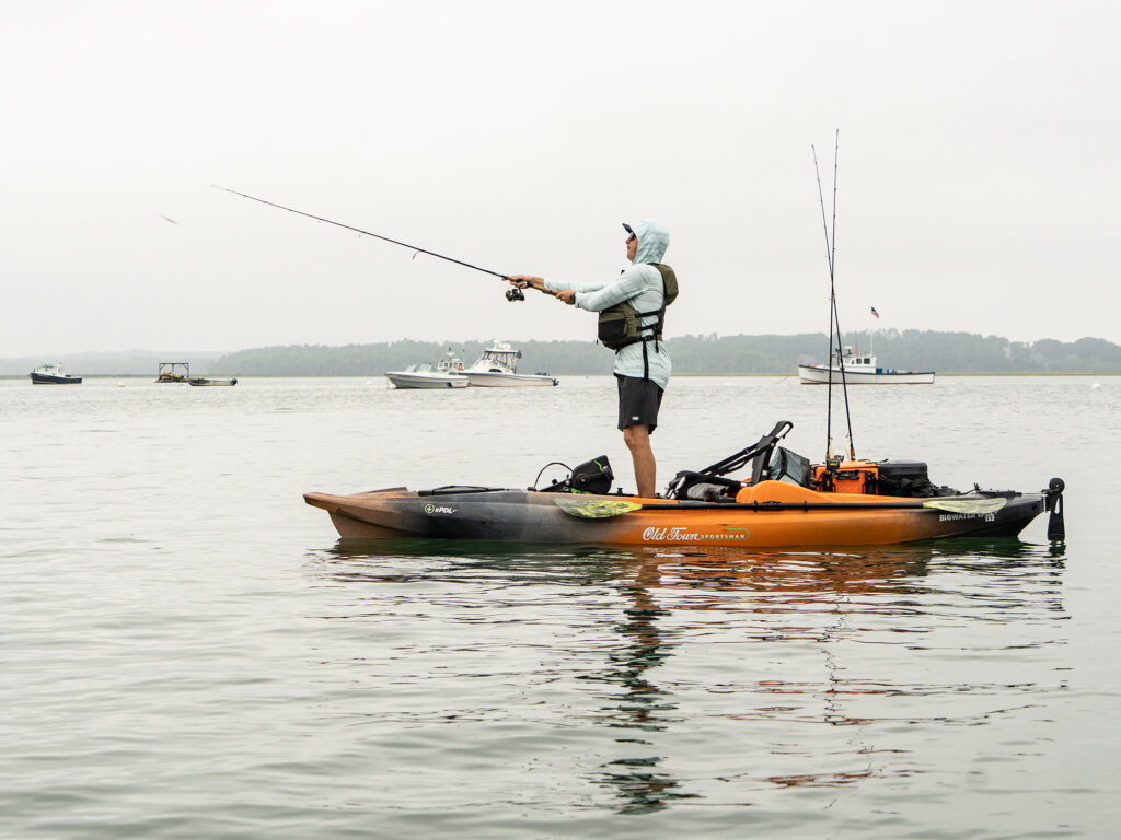 Fishing in kayak tournaments