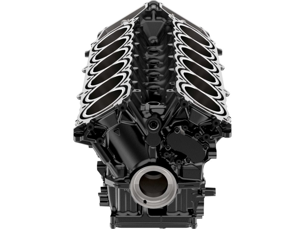 Mercury Marine V12 engine block