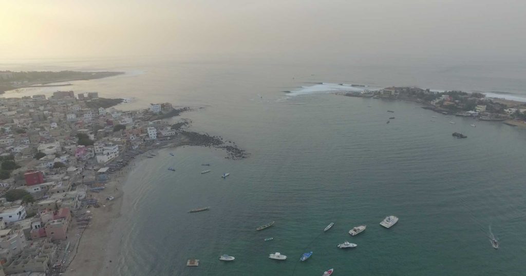 Port Senegal overhead