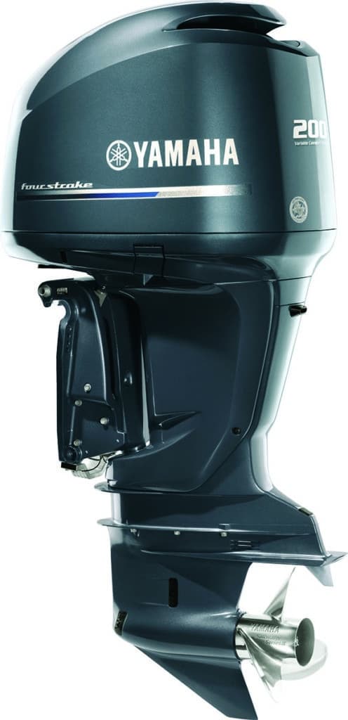 Yamaha Marine's F200 V-6 outboard produces abundant torque.